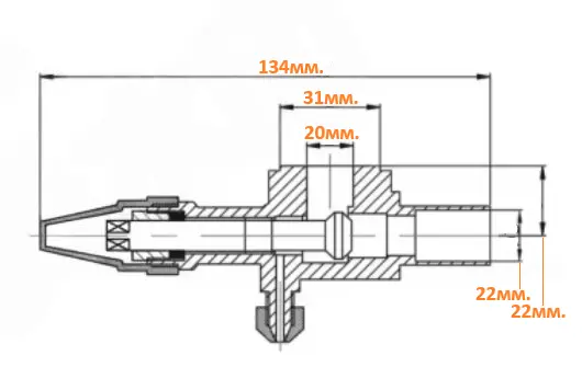 Вентиль запорный всасывающий Bitzer 2CC-3.2Y-40S 2CC-4.2Y-40S 36131505 (361315-05)